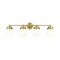 Z-Lite Vaughn Vanity, 4-Light, 7.75 In.W x 31.5 In.L x 9.5 In.H, Luxe Gold/Matte Opal 735-4V-LG - alternate 2